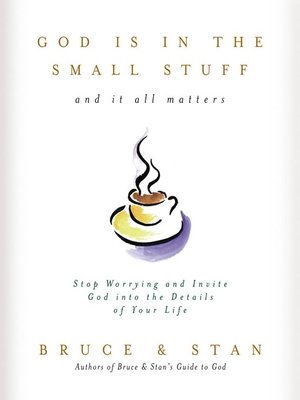 cover image of God is in the Small Stuff